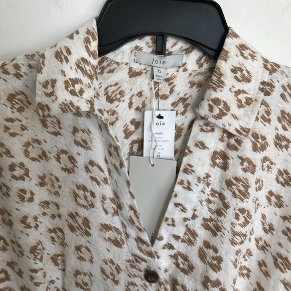 JOIE Coady Linen Dress In “Porcelain” Size XS - Picture 6 of 8